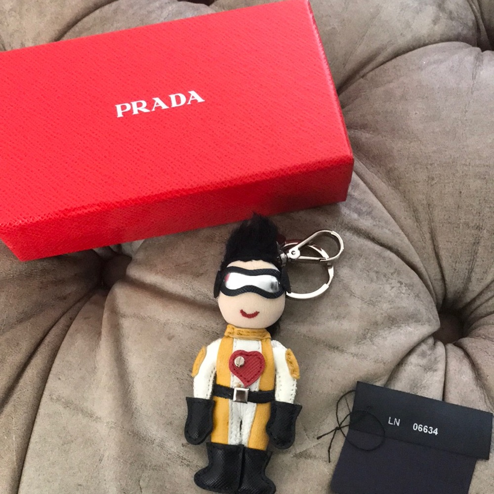 Authentic Prada keychain